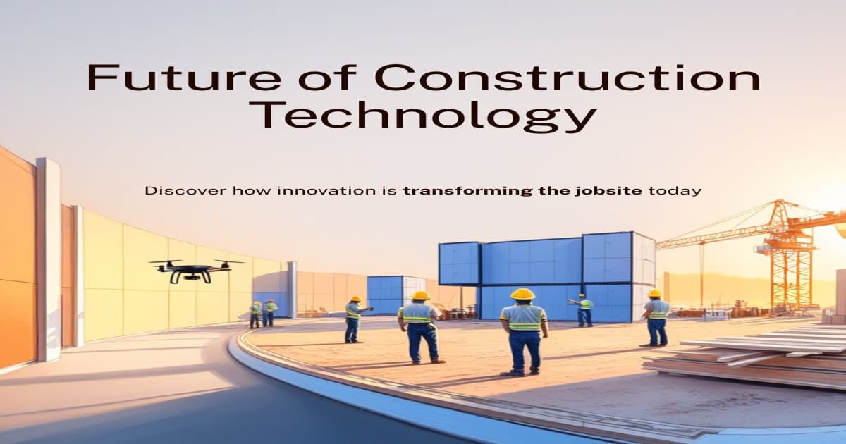 5 Construction Technology Trends Reshaping the Jobsite
